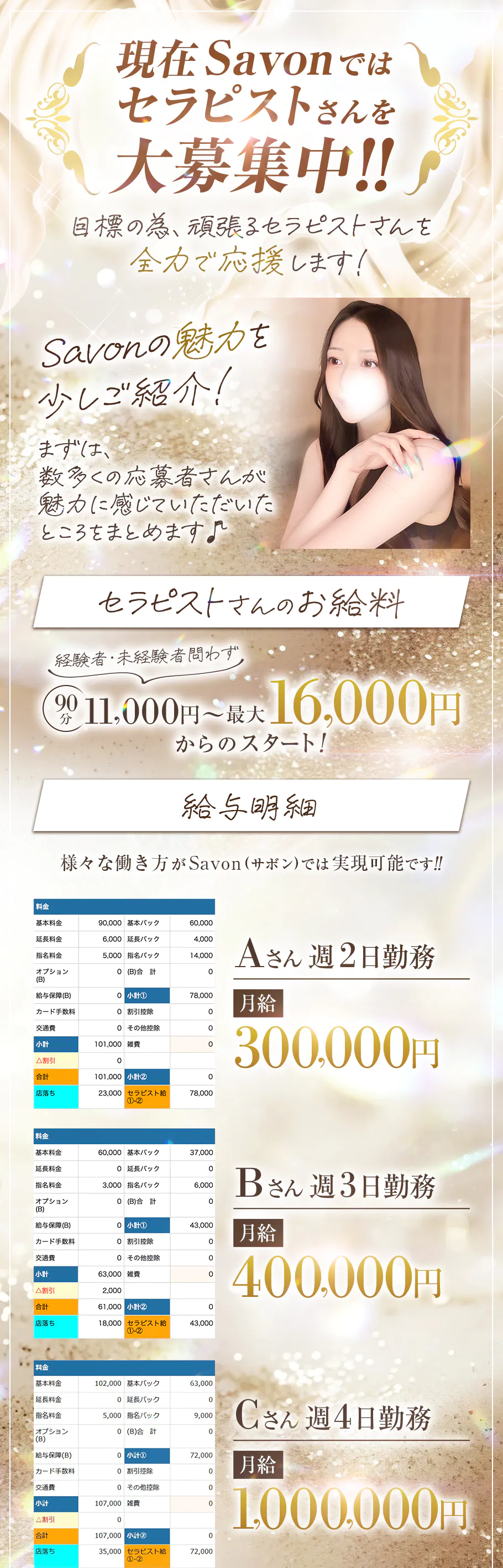 堺筋本町メンズエステ求人 Savon(サボン)のPICK UP写真1