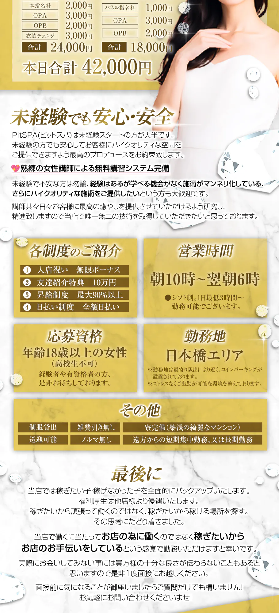 日本橋・難波・桜川メンズエステ求人 pit spa(ピット)　日本橋ルームのPICK UP写真2